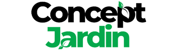 logo transparent noir concept jardin
