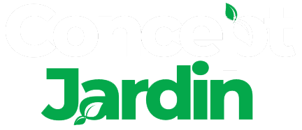 logo transparent blanc concept jardin