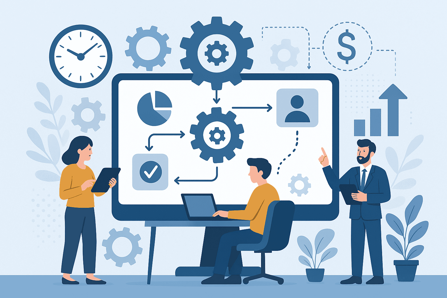 Automatisation entreprise : comment une PME gagne du temps et optimise ses coûts