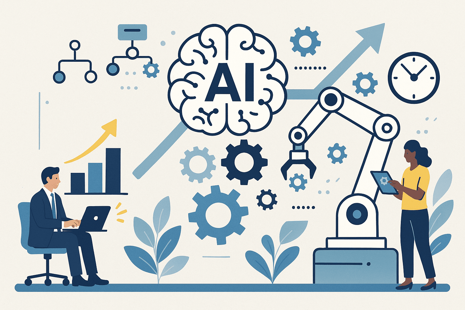 Comment utiliser l’automatisation et l’IA pour booster la productivité : guide complet