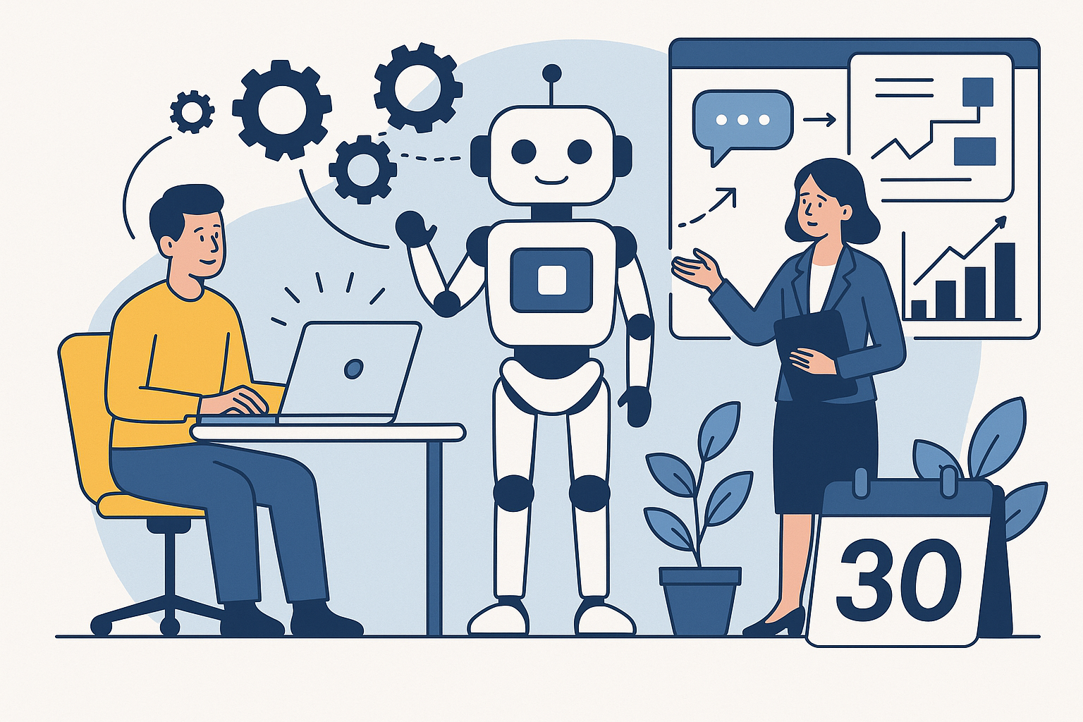 Agence automatisation IA : audit, intégration et déploiement PME en 30 jours