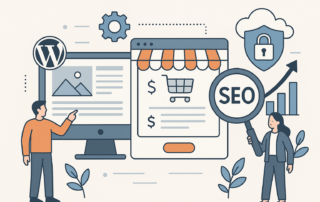 Création site web PME : vitrine WordPress, e-commerce, SEO et sécurité