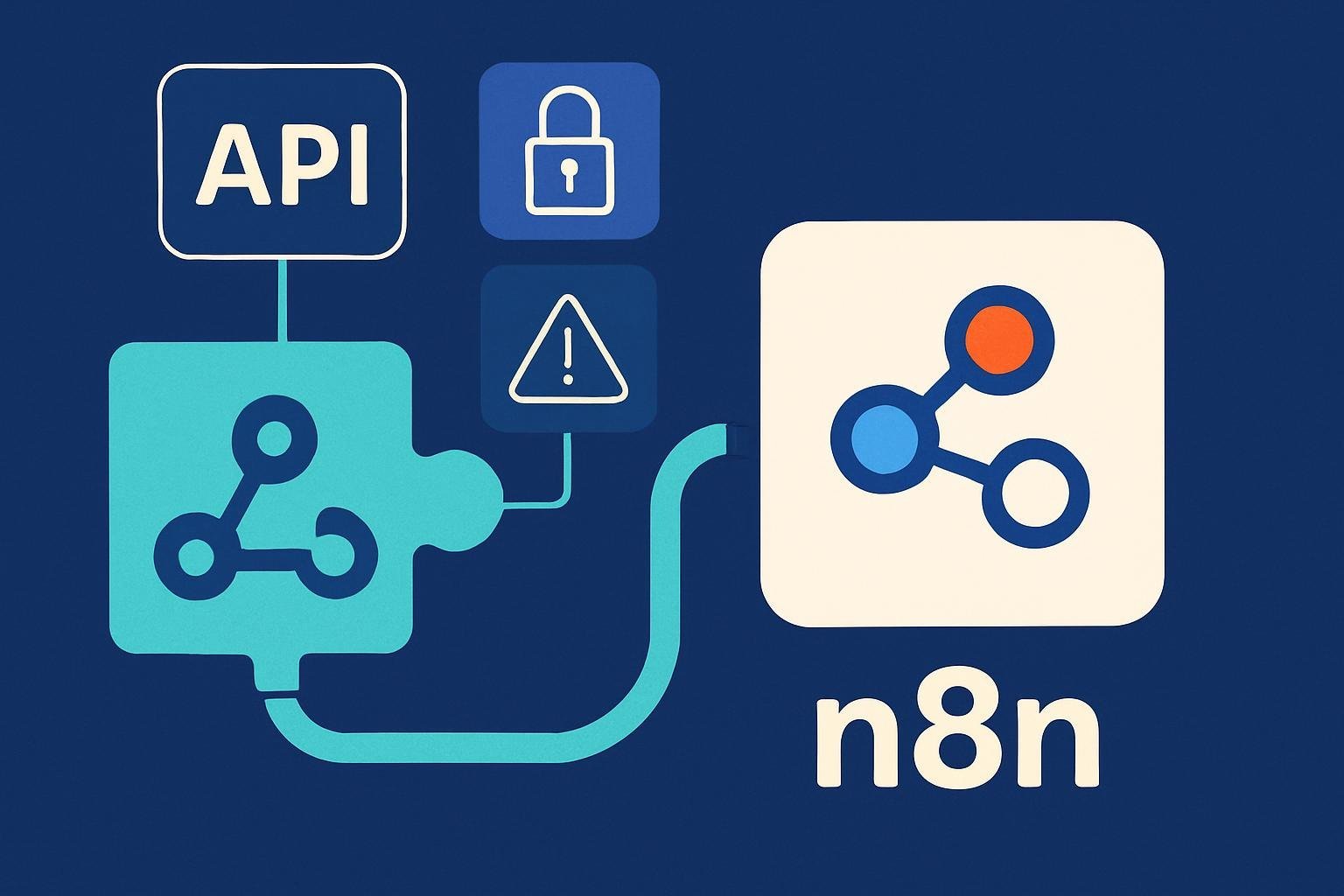 Illustration : n8n api : brancher n’importe quelle API métier sur n8n, notre méthode (webhook, auth, erreurs)